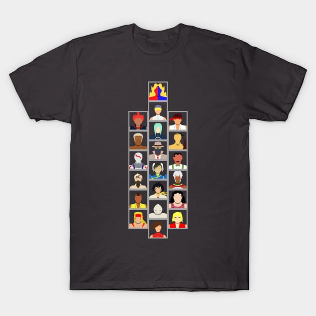 Select Your Character-3rd Strike w/ Gill T-Shirt by MagicFlounder